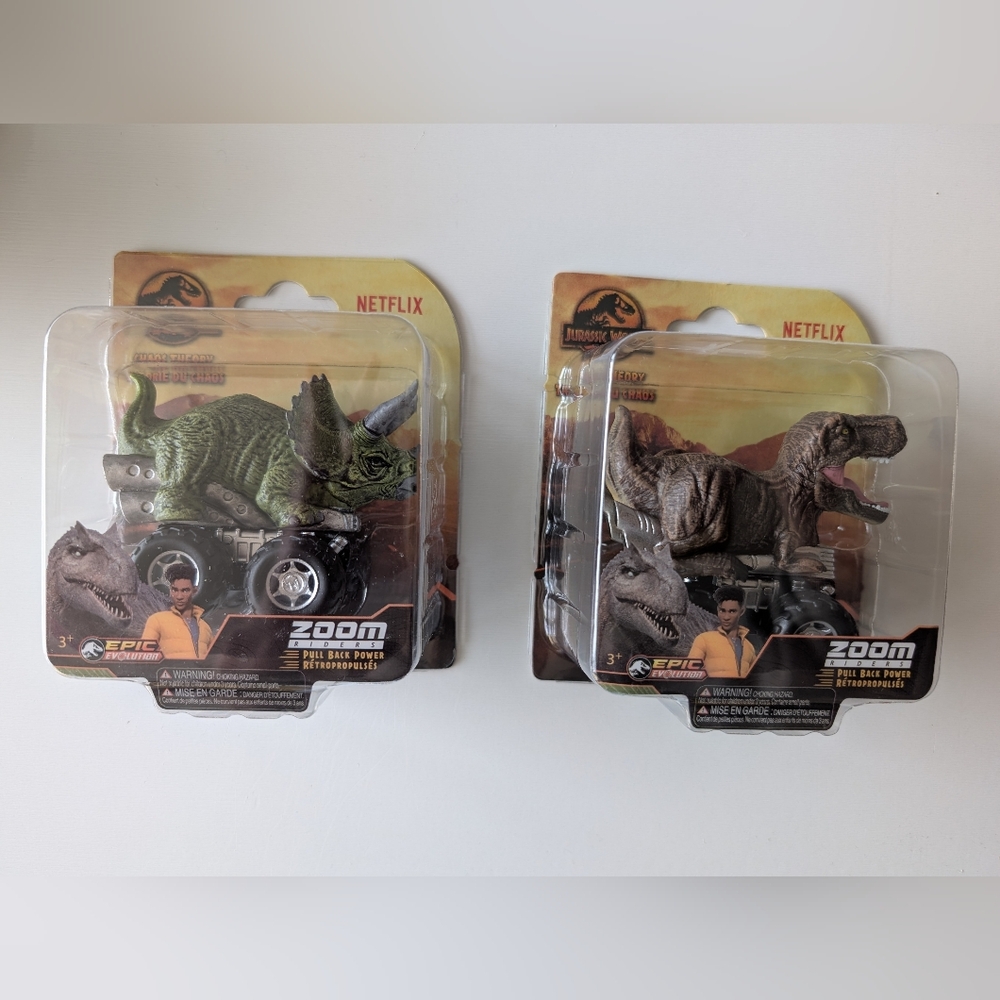 Set of 2 Jurassic World Zoom Riders